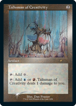 Secret Lair Drop Dan Frazier Is Back Again: The Enemy Talismans-Foil Etched MTG - Image 2