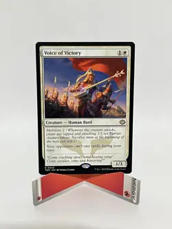 Voice of Victory Regular 0033 Tarkir: Dragonstorm MTG Magic the Gathering NM - Image 1