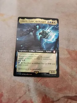 Liberty Prime, Recharged Extended Art Surge Foil Universes Beyond Fallout MTG NM - Image 1