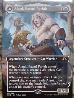 Ajani, Nacatl Pariah (Borderless) Modern Horizons 3 Regular - Image 1