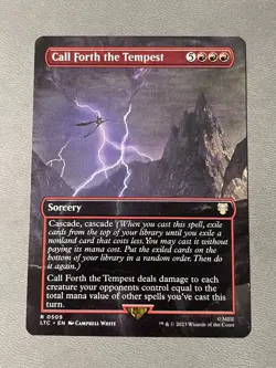 Call Forth the Tempest (Borderless)Lord of the Rings Regular NM #0509 MTG - Image 1