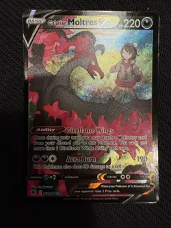 Pokemon TCG - Galarian Moltres V (TG20/TG30) - SWSH - Astral Radiance - Image 1