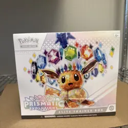 *READ/TEAR* Pokemon TCG Prismatic Evolutions ETB NEW Sealed Elite Trainer Box - Image 1