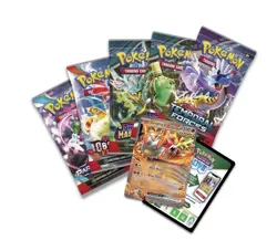 Pokemon Paradox Destinies Tin - Gouging Fire ex - New / Factory Sealed - Image 2