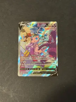 Pokemon TCG Fusion Strike Mew v Holo Alternative Art Ultra Rare 251/264 SO SHARP - Image 1