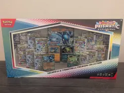Pokemon TCG Prismatic Evolutions Lucario Ex & Tyranitar Ex Premium Collection - Image 1