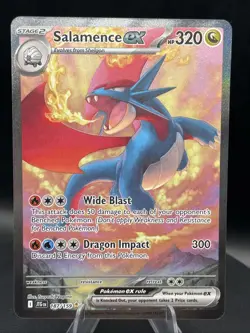 Salamence EX 187/159 Pokemon Journey Together SIR NM Pack Fresh - Image 1