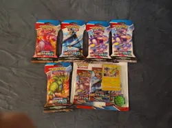 pokemon tcg sword and shield battle styles, 8 booster packs in all. sealed - Image 1