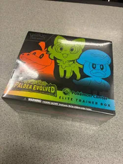 Paldea Evolved Pokemon Center ETB Elite Trainer Box (Exclusive) SEALED 2023 - Image 4