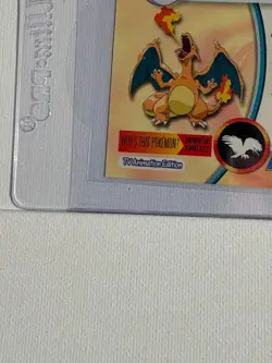 Topps Pokemon TCG Charizard #6 NM Blue Logo - Image 5