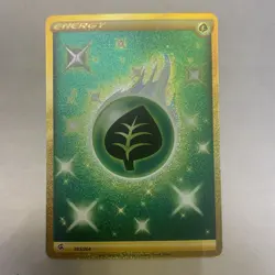 POKEMON FUSION STRIKE GRASS LEAF ENERGY SECRET RARE 283/264 TCG HOLO NEAR MINT - Image 1