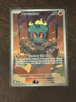 Pokemon TCG ME01: Mega Evolution #146/132 Marshadow NM IR - Image 2