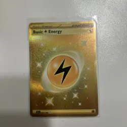 Pokemon TCG Lightning Energy - 257/198 - Gold Secret Rare *NEAR MINT* - Image 1