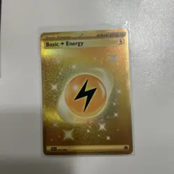 Pokemon TCG Lightning Energy - 257/198 - Gold Secret Rare *NEAR MINT* - Image 2