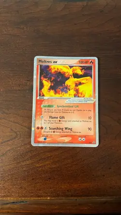 Pokemon Moltres ex Holo #031 Black Star Promo LP - Image 1