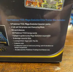 Pokemon TCG Mega Evolutions Lucario Elite Trainer Box (ETB) never opened - Image 5