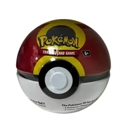 Pokemon 2025 Q4 Poke Ball Tin - 1 Sealed Tin REPEAT BALL with 3 Booster Packs - Image 1