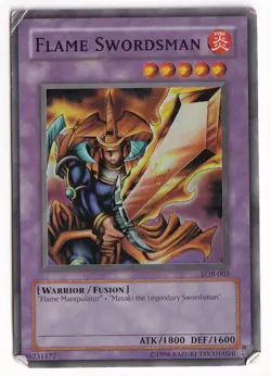 Flame Swordsman LOB-003 The Legend of Blue Eyes White Dragon Unlimited (HP) DMG - Image 1