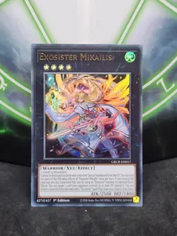 Yugioh Exosister Mikailis GRCR-EN017 Ultra Rare 1st Edition NM - Image 1