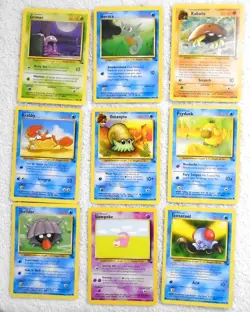 Pokemon FOSSIL Base Set Trading Cards TCG LP/NM Wizards WOTC 1999 Lot of 32 - Image 4