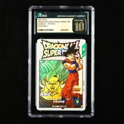 CGC PRISTINE 10 2024 Dragon Ball JPN. CCG Card EX1-002 Son Goku - Image 2