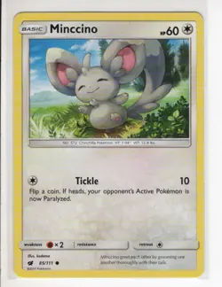 MINCCINO CRIMSON INVASION SET POKEMON CARD 85/111 LP - Image 1