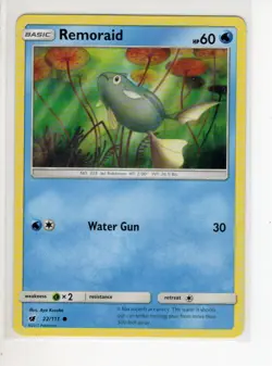 REMORAID CRIMSON INVASION SET POKEMON CARD 22/111 LP - Image 1