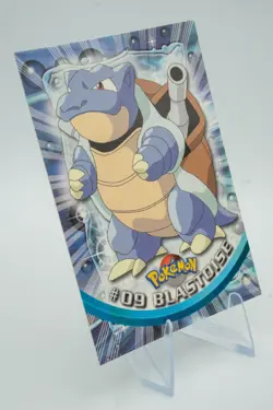 Pokemon Card Topps TV Animation 1999 Blue Logo - #09 Blastoise Non Holo RARE LP+ - Image 2