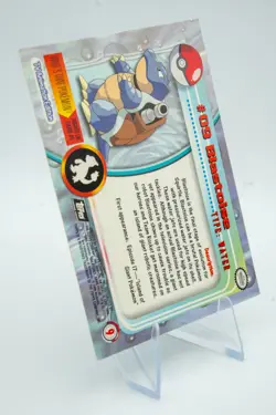 Pokemon Card Topps TV Animation 1999 Blue Logo - #09 Blastoise Non Holo RARE LP+ - Image 3