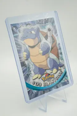 Pokemon Card Topps TV Animation 1999 Blue Logo - #09 Blastoise Non Holo RARE LP+ - Image 4