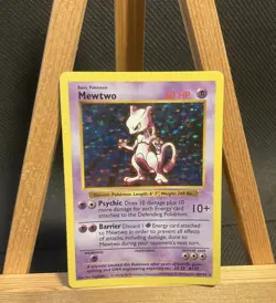 Mewtwo - 10/102 - Shadowless Holo Rare Base Set 1999 - Pokemon Card - LP - Image 1