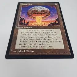 Magic The Gathering MTG Chaos Orb Oversized 6" X 9" Promo Card (1993) - Image 3