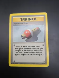 Pokemon TCG Flute Base Set Pokemon Card 86/102 Regular HP Condition WOTC - Image 2