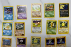 Lot of 20 Pokemon Cards Base Set including Lt. Surge's Eevee 51/132 - Image 2