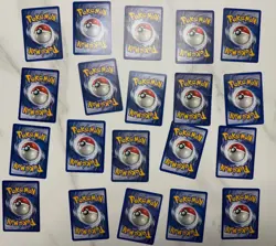 Lot of 20 Pokemon Cards Base Set including Lt. Surge's Eevee 51/132 - Image 4