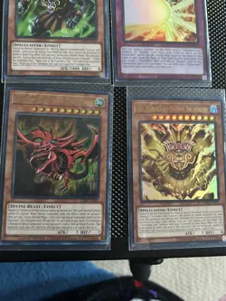 YUGIOH! EXODIA + EGYPTIAN GOD CARDS OBELISK - SLIFER - RA - 12 CARD SET LDK2 - Image 2
