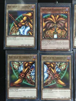YUGIOH! EXODIA + EGYPTIAN GOD CARDS OBELISK - SLIFER - RA - 12 CARD SET LDK2 - Image 4