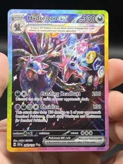 Hydreigon EX Surging Sparks Special Illustration Card 240/191 Pokemon English NM - Image 3
