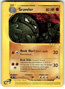 Pokemon Card - Graveler Expedition 79/165 Uncommon HP/DMG - Image 1