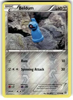 Pokemon Card XY Eternal Beginning No. 47/98 Beldum Reverse Holo English - Image 1