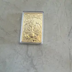 Pokemon Charizard 23k Gold Plated Trading Card 1999 Burger King Limited Edition - Image 1