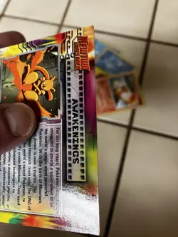 Pokemon Topps CHROME Mewtwo Strikes Back Awakenings SHATTERED RAINBOW Rare Card - Image 5