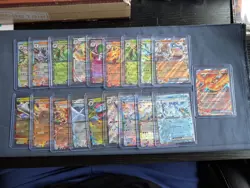 Pokemon TCG Cards Lot Of 19 EX Promo Charizard Mega Latias Moltres Mega Venusaur - Image 1