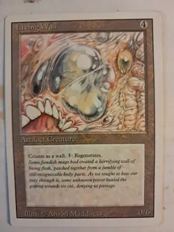 Living Wall Revised 3RD Edition MP MTG Magic ARTIFACT BULK DISCOUNT - Image 1