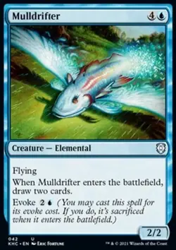 MTG Magic the Gathering Mulldrifter (42/127) Kaldheim Commander NM - Image 1