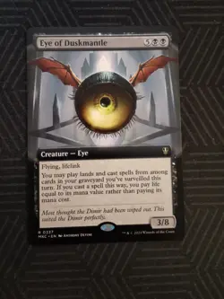 mtg eye of duskmantle extended art murders at karlov manor commander - Image 1