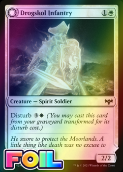 x1 Drogskol Infantry / Drogskol Armaments FOIL VOW 10/277 FOIL COMMON M/NM 1x - Image 1