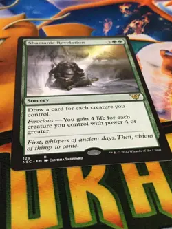 C5304 MAGIC MTG KAMIGAWA NEON DYNASTY COMMANDER SHAMANIC REVELATION #129 NM - Image 2