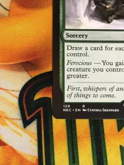 C5304 MAGIC MTG KAMIGAWA NEON DYNASTY COMMANDER SHAMANIC REVELATION #129 NM - Image 4