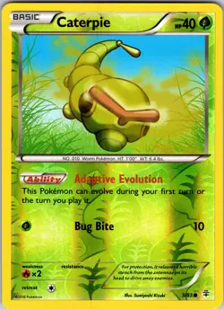 Caterpie 3/83 Generations Pokemon TCG LP - Image 1